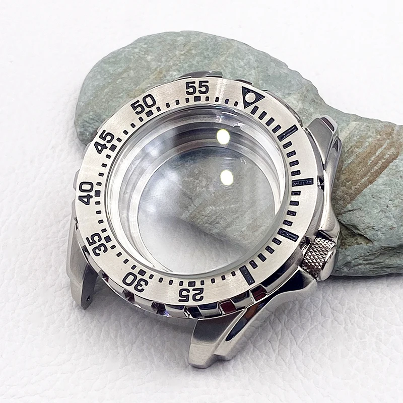 Custodia Per Orologio Seiko Red Monster Design Adatta Al Giappone Nh35 Nh36 4R 7S Movimento Automatico Parte Di Riparazione Dell'Orologio Aftermarket 