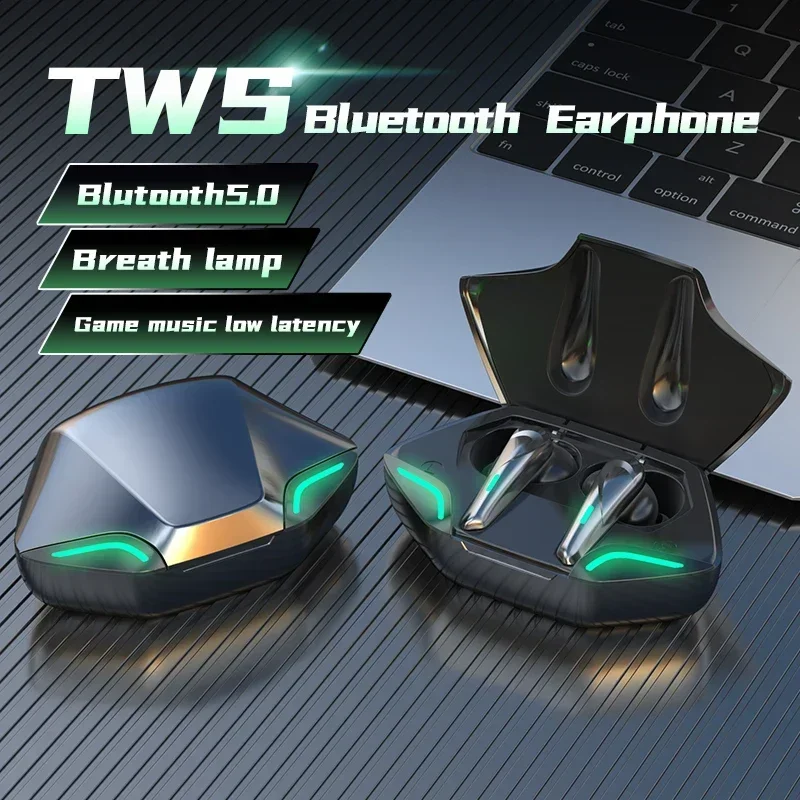TWS G11 Gamer Sem Fio Bluetooth Headsets Cancelamento De Ruído Atraso