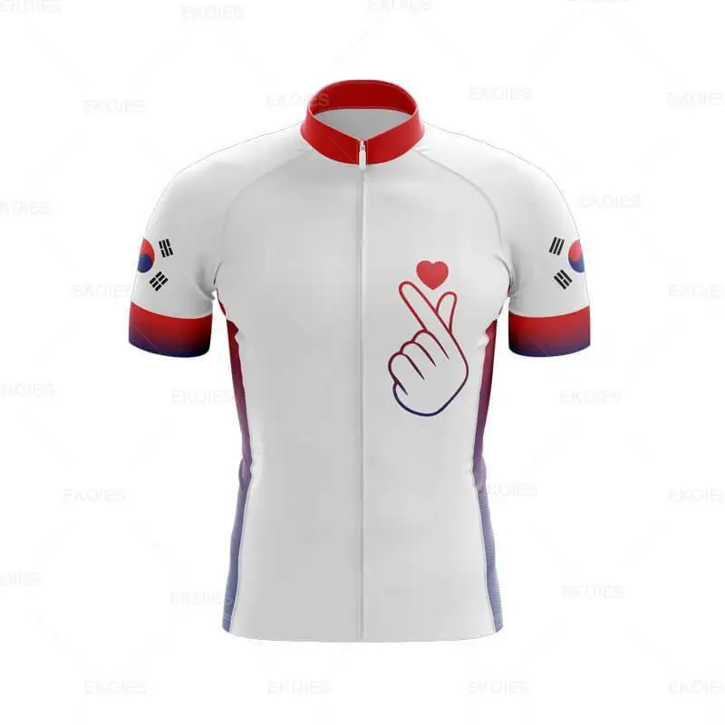 Korea Cycling Jersey Man's Summer Short Sleeve Cycling Shirts