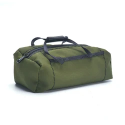 Off-Road RC Climbing Car with Luggage Rack and Rainstorm Bag Simulation Toy (Army green)