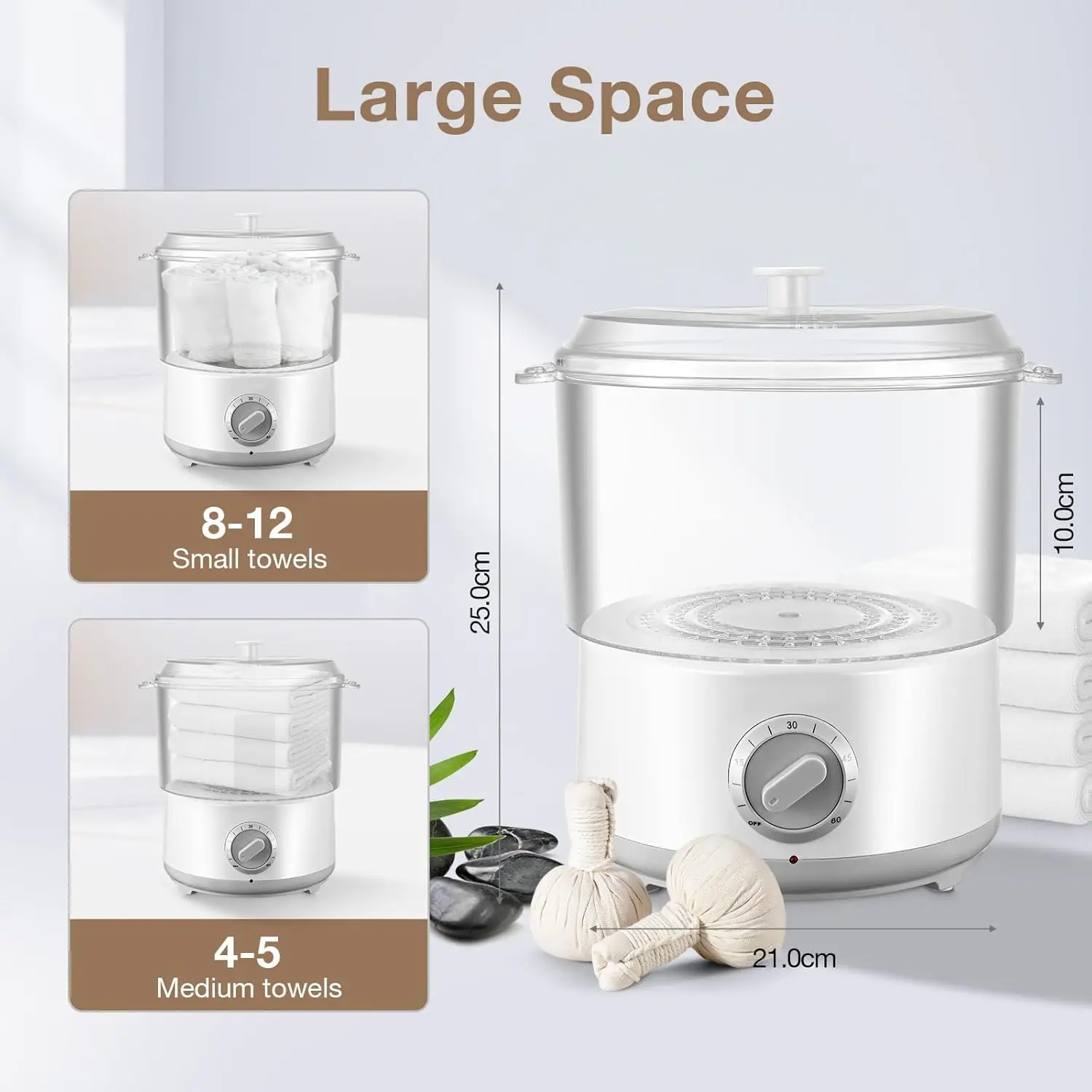 Towel heater quickly heats up hot towels for steam therapy facial care shaving living rooms home appliances