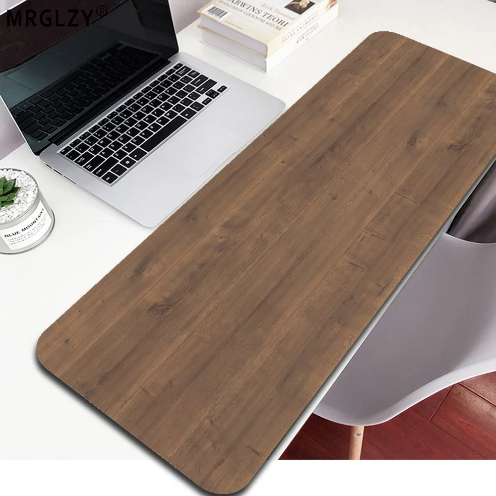 

Computer Mouse Pad Wood Texture Mouse Carpet Desk Mouse Pads Desk Pad Laptop Gamer Desk Accessories Office Mousepad Speed