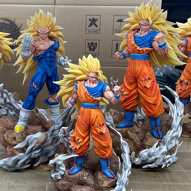 Dragon Ball Z Filho Goku Figura, GK Super Saiyan Filho Goku Action Figure,  PVC Vegeta Coleção Estátua, modelo de brinquedos, 43cm