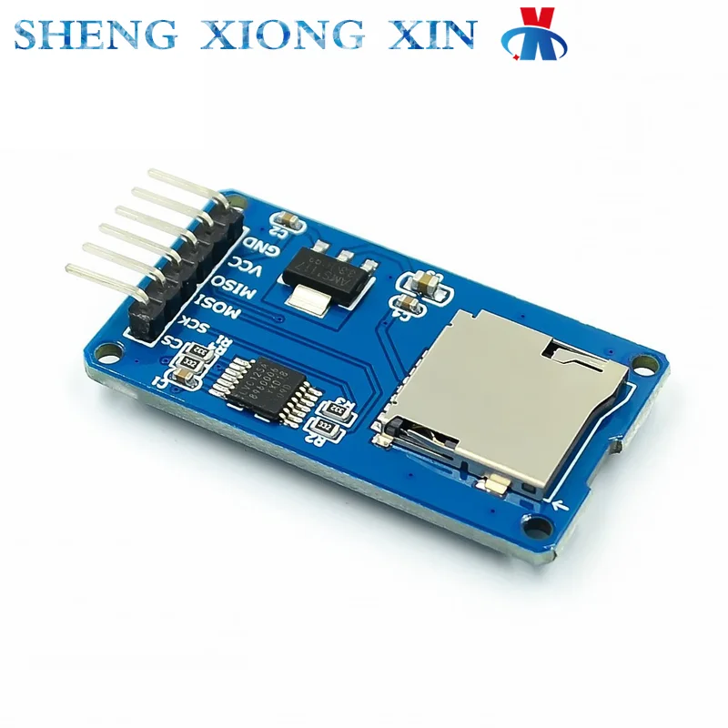 

10pcs/Lot Micro SD Card Module SPI Interface TF Reader And Writer With Level Conversion Chip