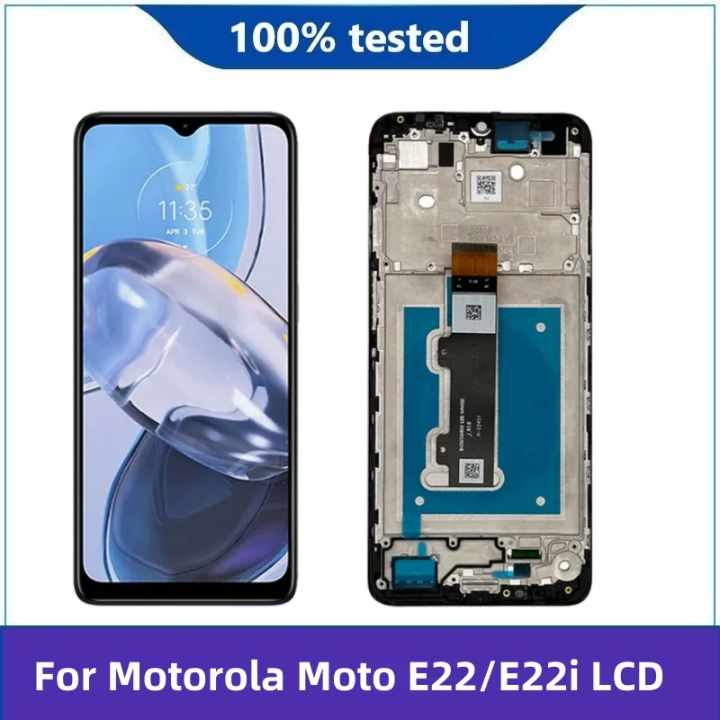 6.5“ IPS For Motorola Moto E22 LCD Display Screen Sensor Panel ...