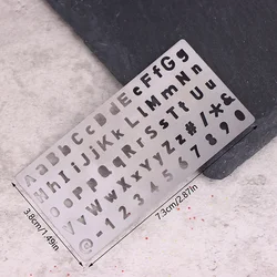 Durable Metal Crypto Seed Storage Plates (Auxiliary characters)