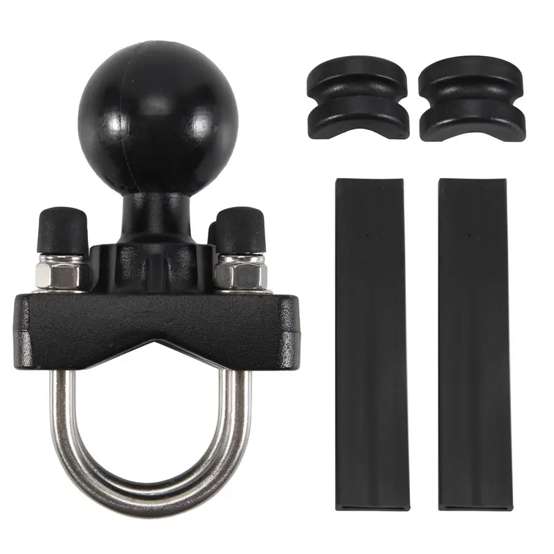 Support Guidon Moto Double Boulon U 1.5 Pouce pour GoPro Garmin Sony