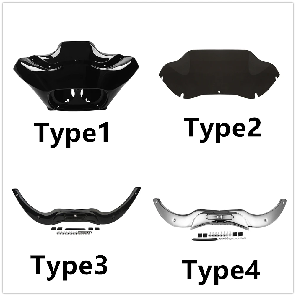 

Motorcycle Black Injection ABS Inner & Outer Fairing For Harley Road Glide FLTR FLTRX 2004-2013 2012 2011 2010 2009 2008 2007 06