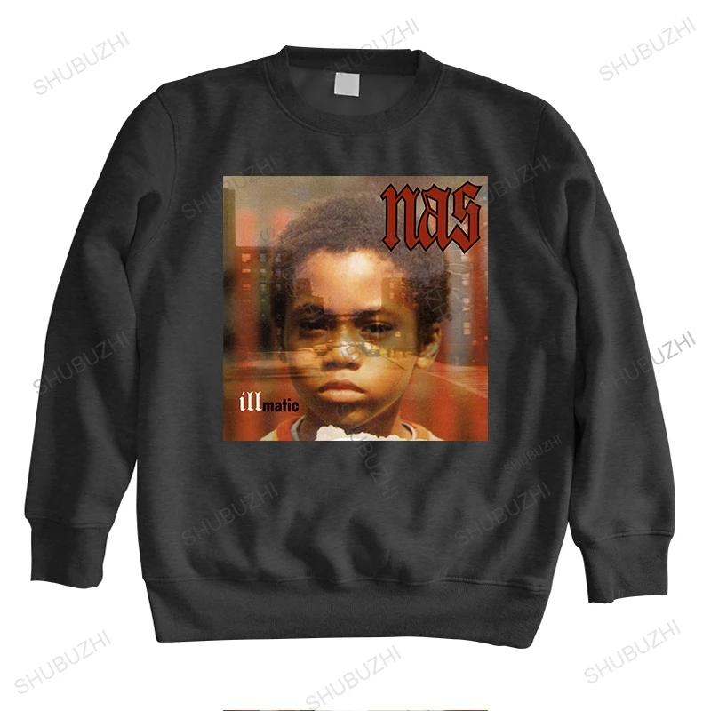 Vendita Calda Uomini Marca Manica Lunga Primavera Moda Cotone Nas Illmatic Alta Qualità Primavera Plus Size Drop Shipping Marca Uomo Autunno