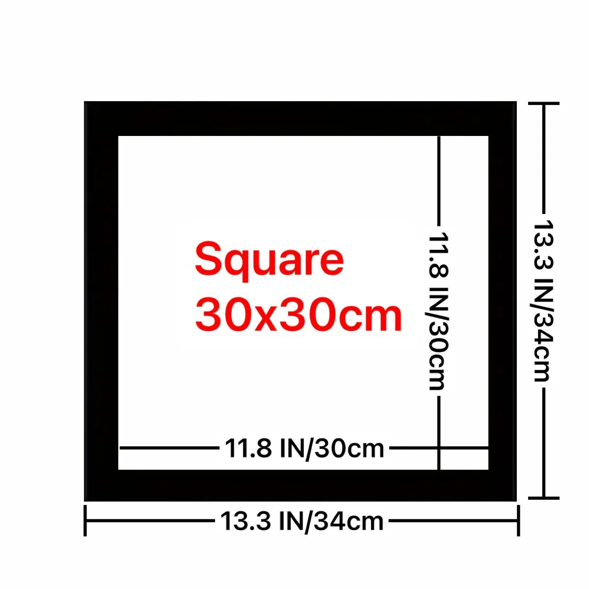 Description Picture 6 of item5Pack Magnetic Signs Holder Picture Frame Wall Photocard Holder Display for Home Window Office Advertise Fridge,A3/A4/A6/30x30cm