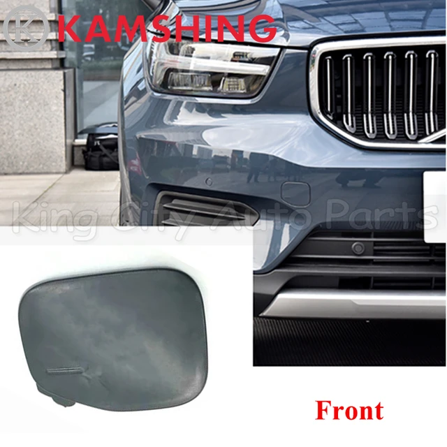 CAPQX 1 PCS Für Volvo XC40 2019-2022 Auto Vorne Stoßstange Hinten Tow Haken  Auge Abdeckung Abschleppen Loch Kappe shell Anhänger Zugseil Deckel Trim -  AliExpress