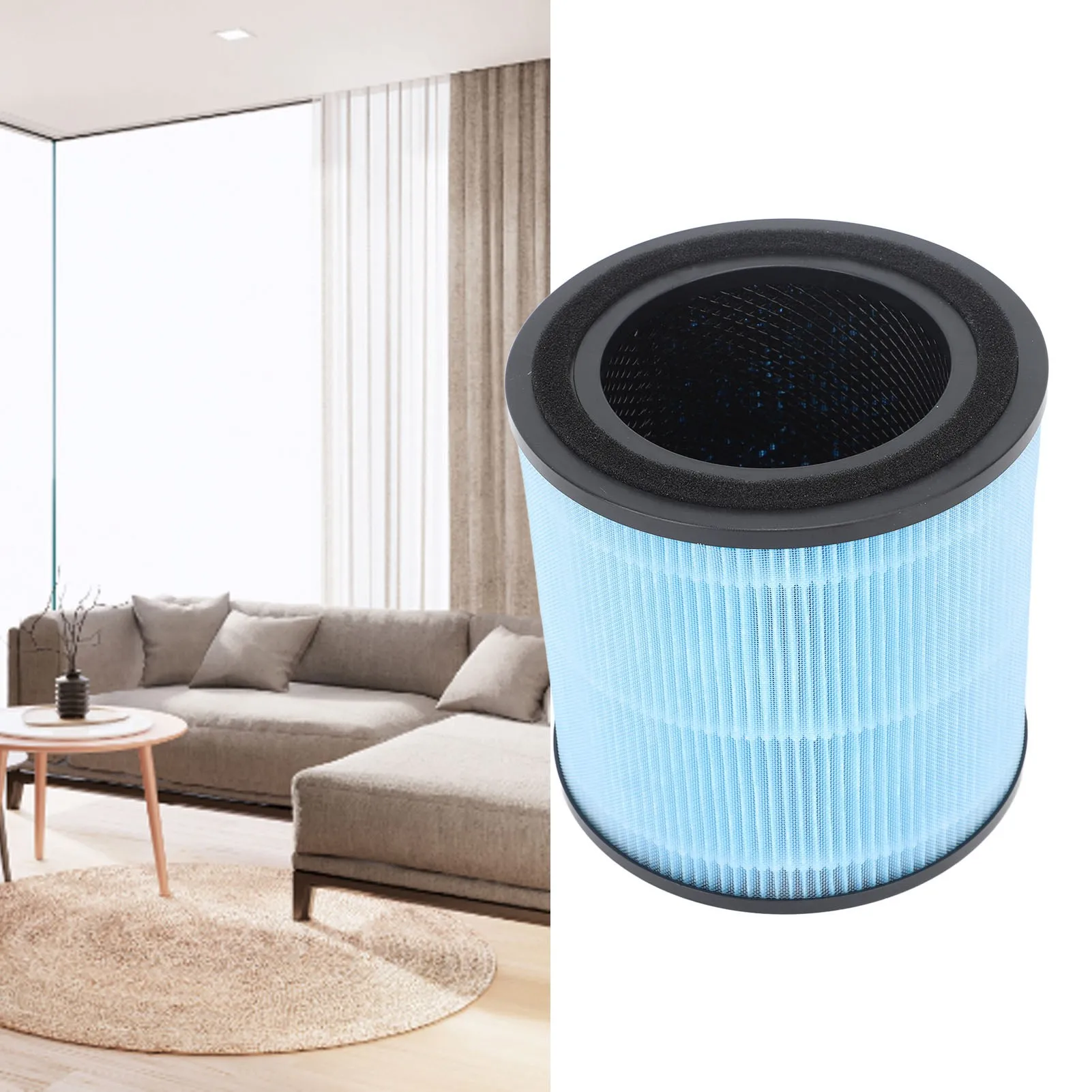 Luftreinigerfilter Für AIRTOK AP0601 – H13 Mehrschichtfilter, 14,1x13,8 Cm, Ersatzfilter