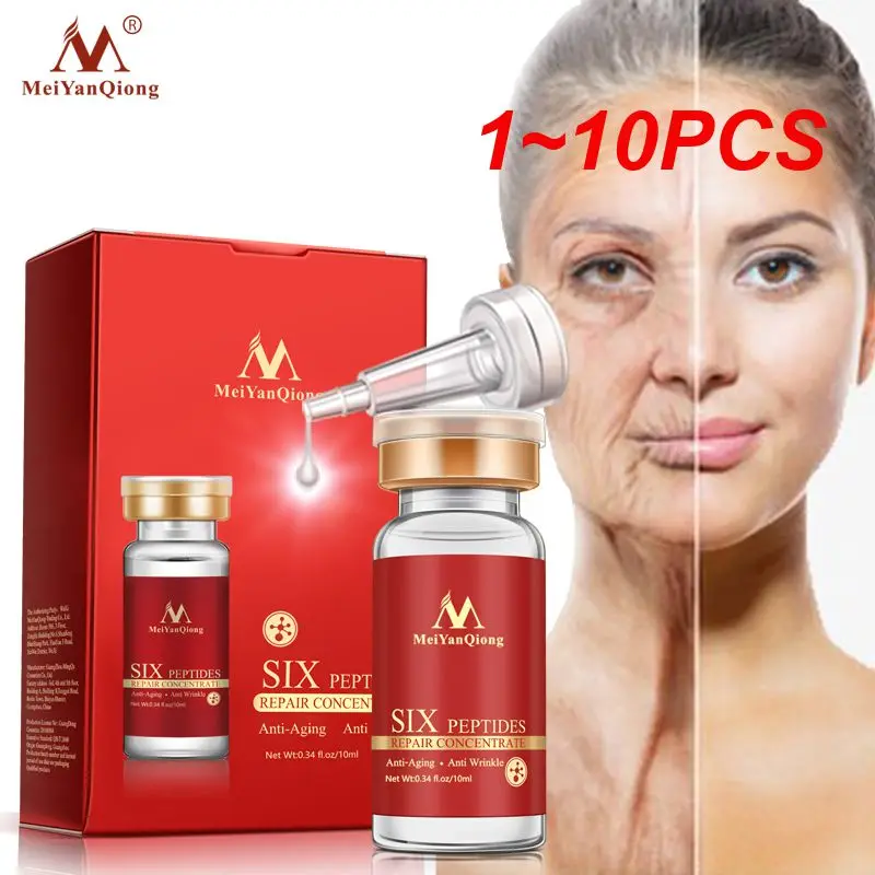 

1~10PCS lot Six Peptides Repair Face Serum Anti Wrinkle Skin Care Anti-aging Whitening