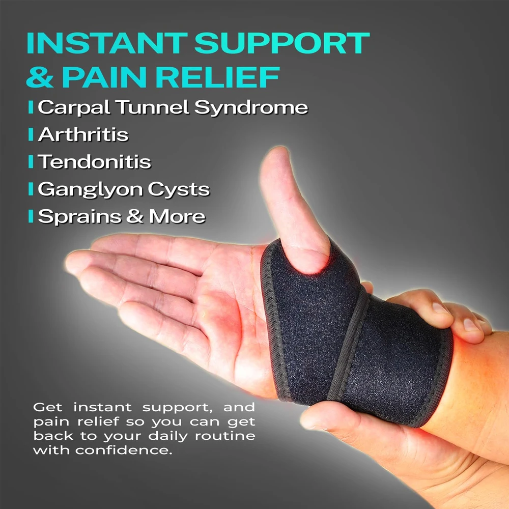 1Pcs Wrist Support Brace Adjustable Wrist Support for Arthritis and Tendinitis Joint Pain Relief