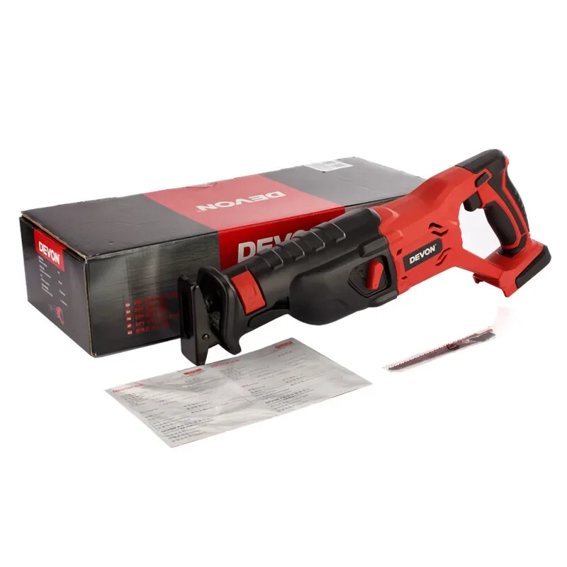 데본 5801 무선 왕복 헤비 톱 브러시리스, 20V, 3000T/분 스트로크, 29mm 커팅, 범용 플렉스 배터리