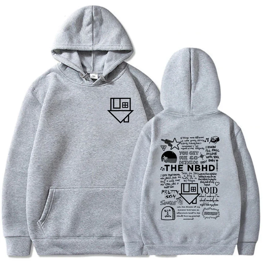 Streetwear Unisex Hip Hop Graphic Hoodies The Neighborhood NBHD Band Printing Sweatshirts Female Long Sleeve Winter Tops 6
