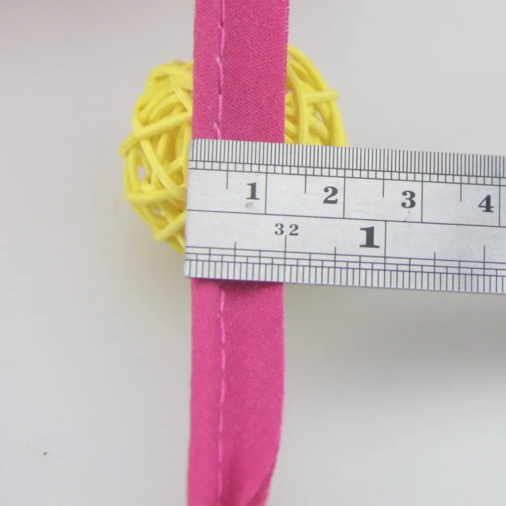 Cotton Bias Piping,Piping Tape, Bias Tape with Cord, Size:12mm,1/2" 50yds,for DIY Garment Handmade,various Color