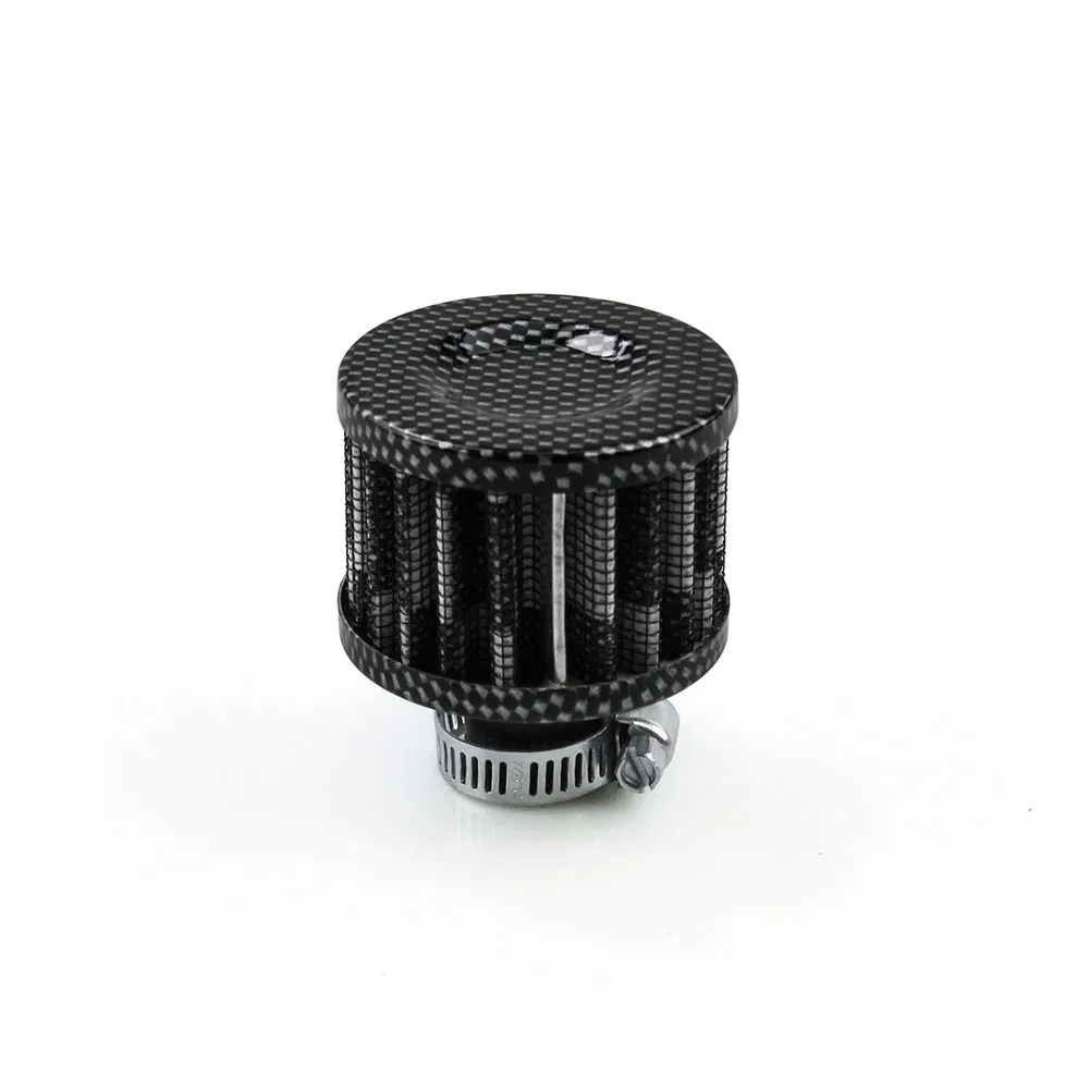 Car Air Filter Vent Crankcase Breather Filter Valve Stem Covers 12mm Universal Cold Intake