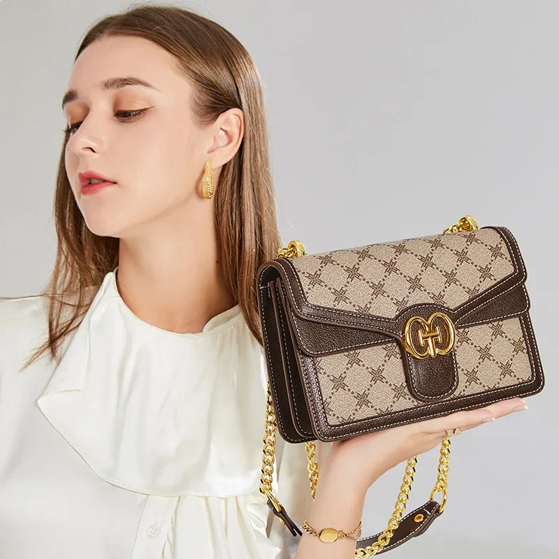Bolso De Mano De Cuero De Lujo Para Mujer, Bandolera De Hombro De Gran Capacidad, Informal, A La Moda, 2024 - AliExprs 1524