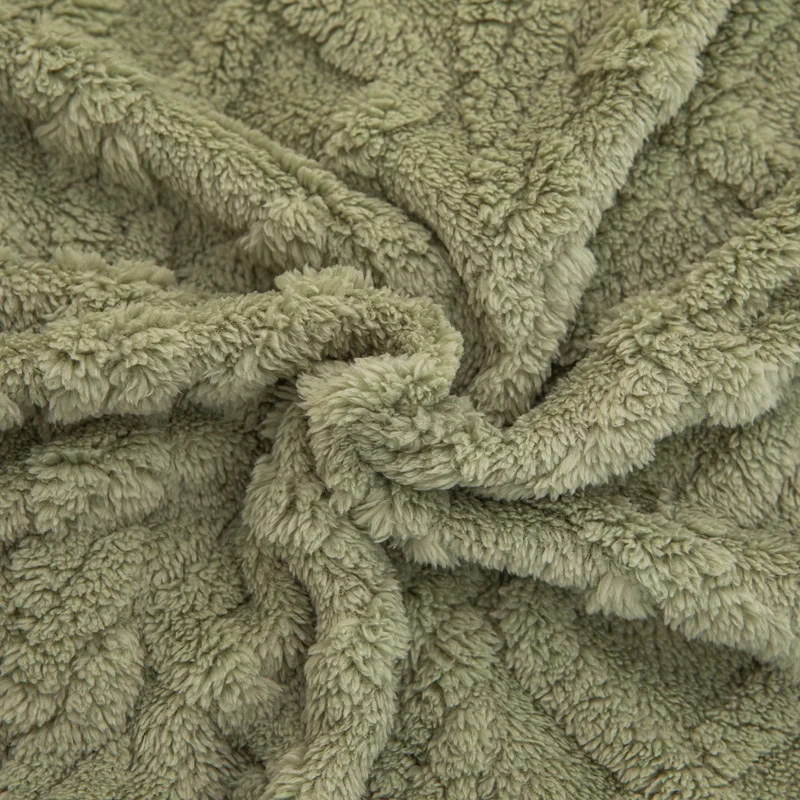 New Tafu Velvet Double sided Jacquard Geometric Pattern Thickened Blanket Cover Blanket Suitable for All Seasons 5