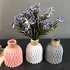 Modern Flower Vase  Imitation Ceramic Flower Pot Decoration Home Plastic Vase Flower Arrangement Nordic Style Home Decoration 2