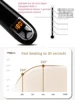 【EU/UK Plug】 Household Fully Automatic Rotating Electric Curling Iron Intelligent Temperature Display Suitable for All Hair Type 3