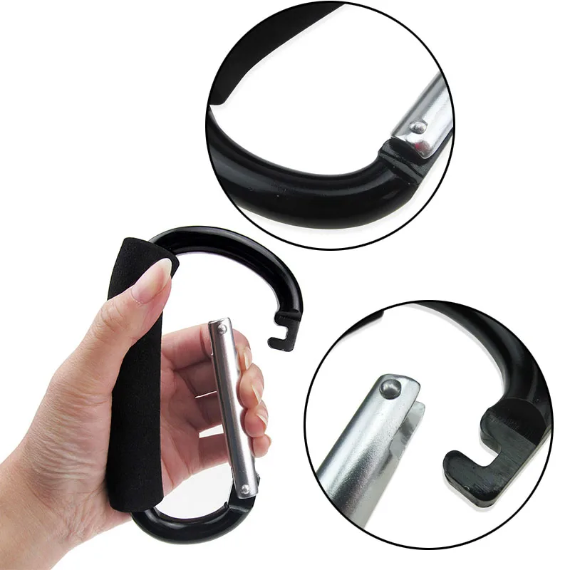 Aluminum Alloy Buckle Sponge D Type Mountaineering Buckle Color Outdoor Aluminum Alloy Roller Slip Lifting Shoe Buckle Baby Stroller Lifting Button
