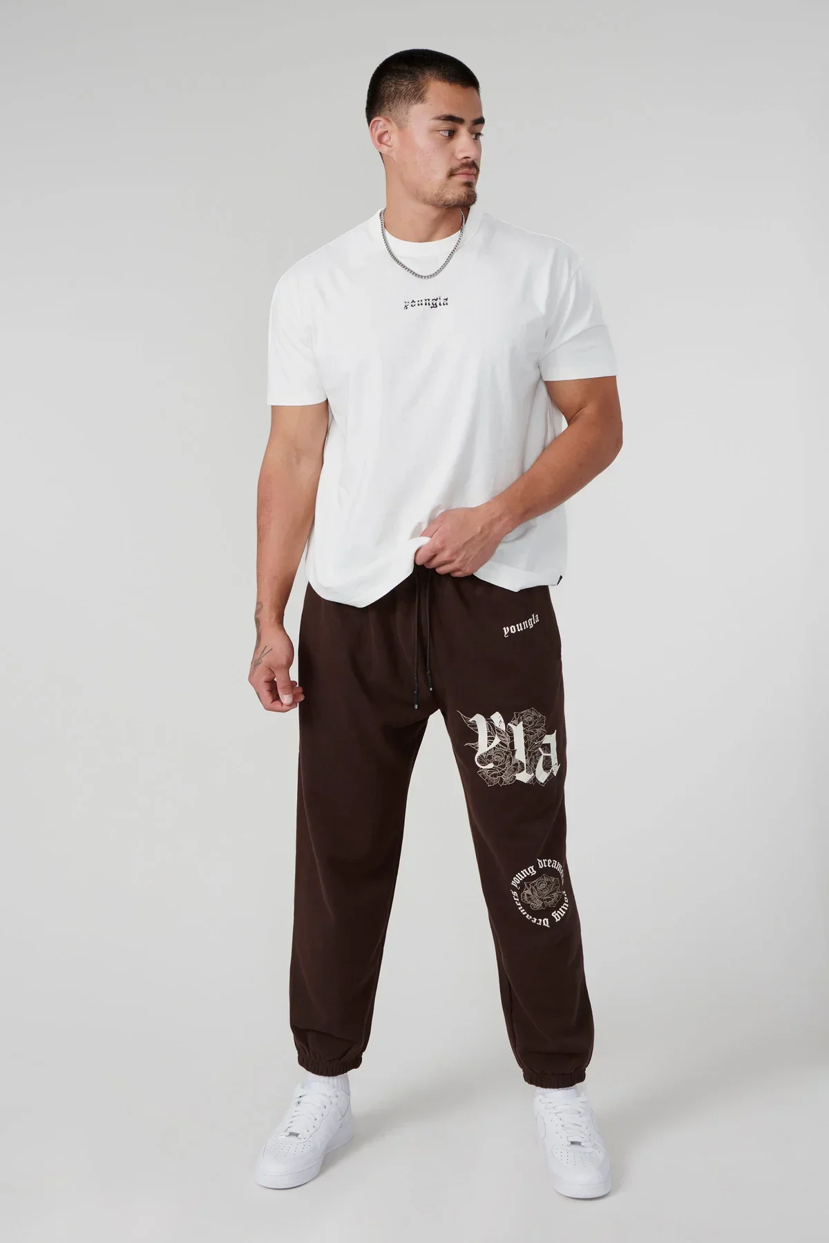 American style New YA Women's Sweatpants Sports and fitness cotton printed casual pants Jogger Gym bodybuilding Pants