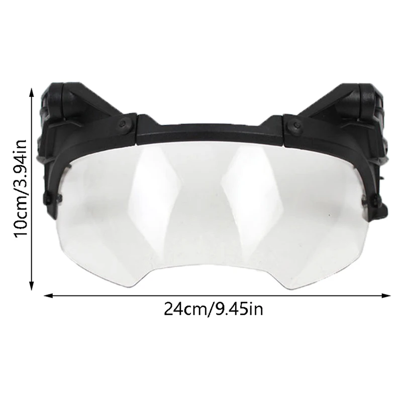 Adjustable Tactical Helmet Flip Goggles Airsoft Paintball FAST Helmet Windproof Anti Fog CS Wargame Protection Goggles