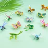 10 Pc /pack 3D Insect Puzzle DIY Dinosaur Tank Handmade Puzzle Children's Toys Kindergarten Gift Kids Present 3