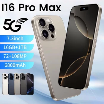 2025 New High Quality For i16 Pro Max 7.3 Inch LCD   Smartphone Display Touch Screen AMOLED Display Panel   Dynamic Moblie Phone