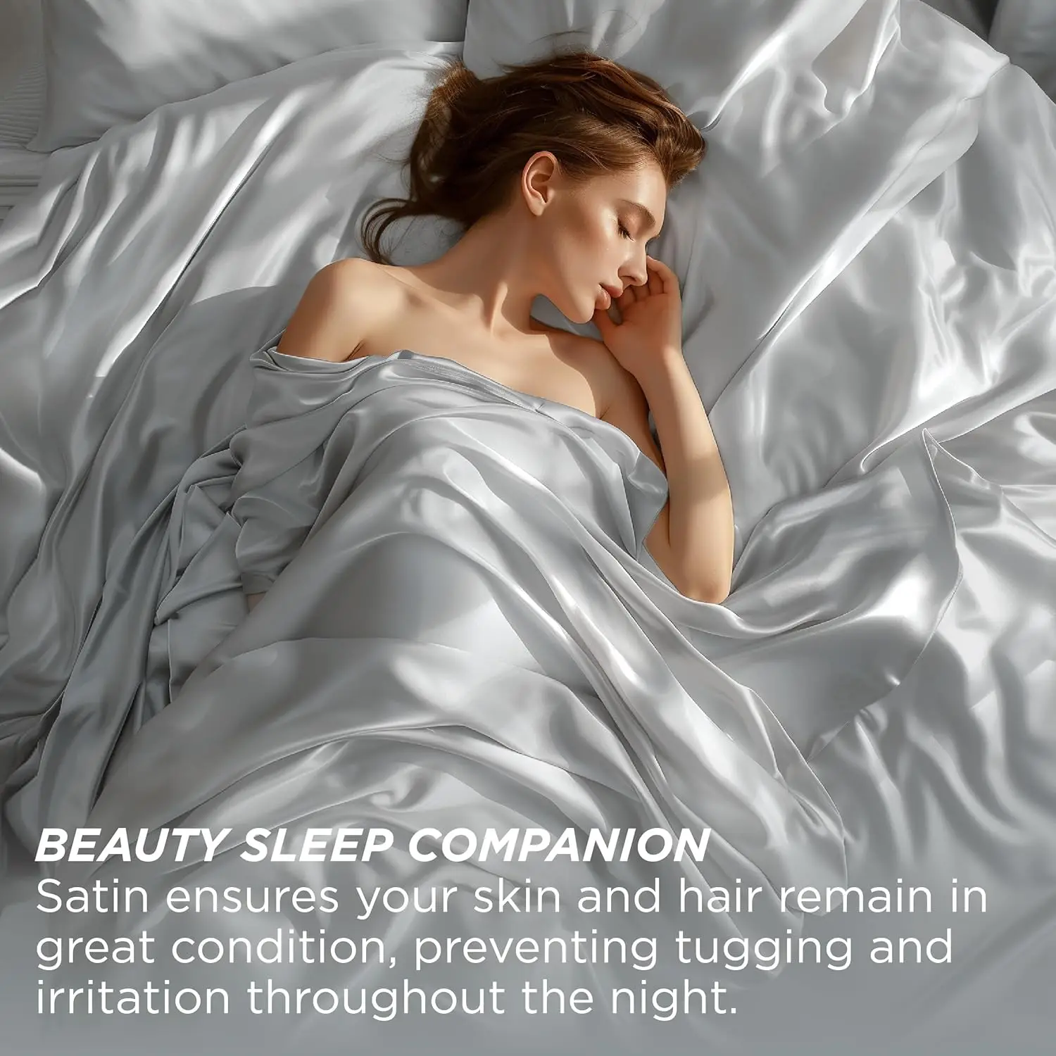 Ice Silk Bedsheet Mattress Bed Sheet Set, Luxury & Ultra Soft, Breathable Fabric, Anti-Slip Design Fitted Sheet Mattress Bedding 3