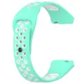 Mint green white