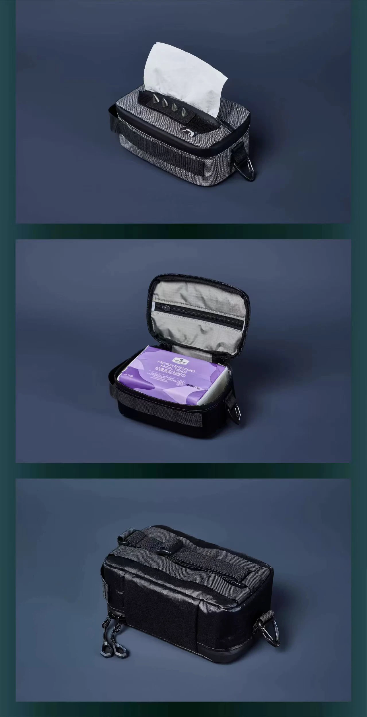 Overclock roam 25ss S-12 Portable Tissue Box for Car techwear accesoories edc carrier