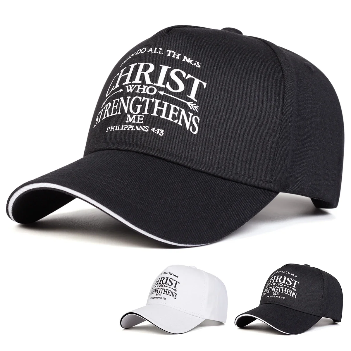 Unisex CHRISTUS Brief Stickerei Baseball Caps Frühling Herbst Outdoor Einstellbare Casual Hüte Papa Hut Sonnenschutz Hut Sport Kappe