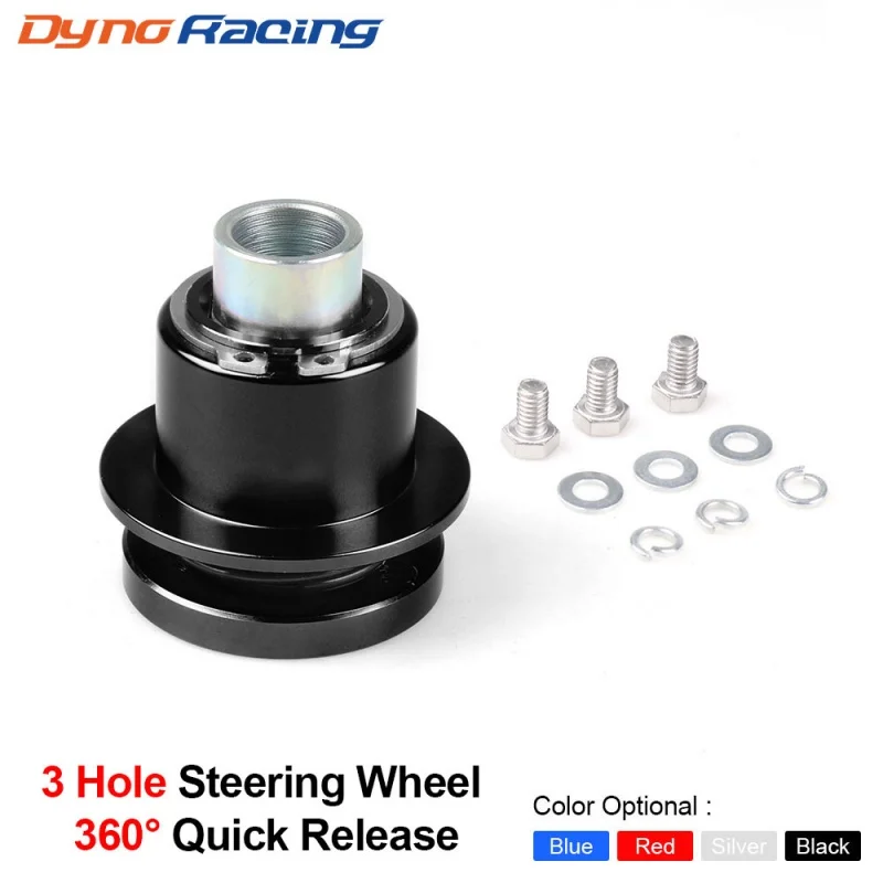 Cross-Border Hot Selling Car Modification360Degree Steering Quick Release3Hole Steering Wheel Quick Disassembly Device Disconnec