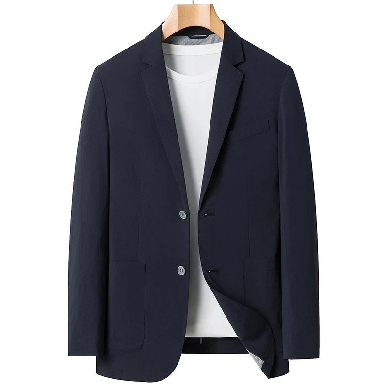 Handsome Men's Thin Blazer Anti-Wrinkle Ironed Young Business Casual Blazer