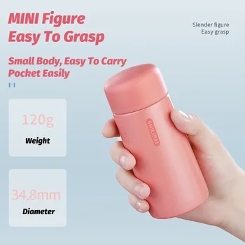 Gobelet de voyage à isolation thermique en acier inoxydable 304, super mini, tasse thermos portable isolée sous vide, tasse scellée, 150ml 1
