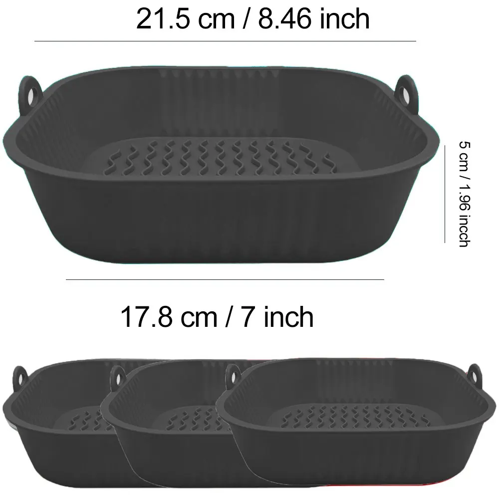 Silicone Reusable Square Baking and BBQ Tray