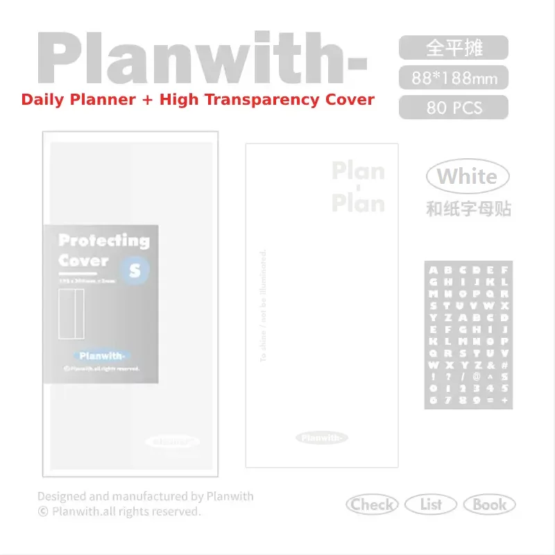 Kawaii Daily Planner - Portable Agenda with PU Soft Cover