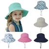 Girls Boys Outdoor Anti UV Beach Cap Summer Baby Sun Hat Kids Bucket Cap