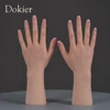 Dokier Realistic Silicone Material Female Hands Model Lifelike Silicone Female Hand Foot Mannequin for Hand Art Jewelry Display 1