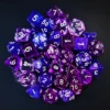 Bescon RPG Dice Set 35pcs , DND Role Playing Game Dice 5X7pcs Amethysts Set and Emeralds Set 3