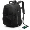 Extra Large Durable Travel Backpack with USB Charging Port, Man's Laptop Bag College Backpack Airline Approved Business Work Bag 1