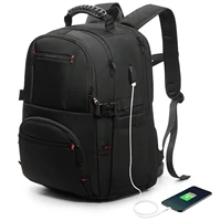 Extra Large Durable Travel Backpack with USB Charging Port, Man's Laptop Bag College Backpack Airline Approved Business Work Bag 1