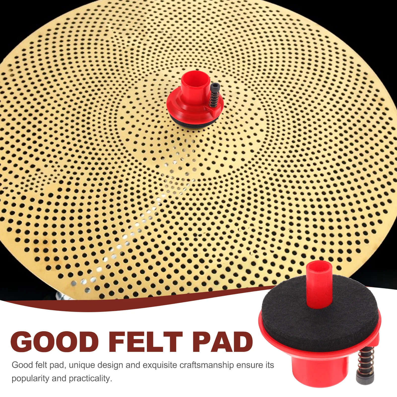Drum Kit Accessories Felt Pad Cymbals Accessory Set Drumming Supplies Felts Cloth Durable