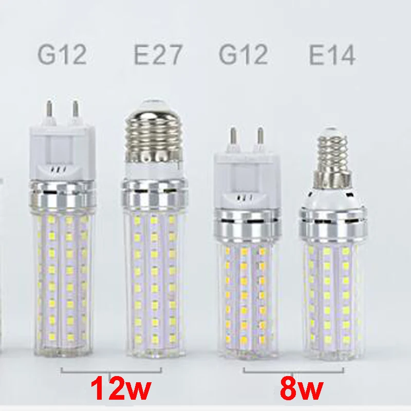 10pcs E27 E14 G12 LED Bulb  Mini LED Lamp 8w 12w LED Spotlight 3000k Nature White 4000k 4500 6000k 6500k Replace 20w 30w Halogen