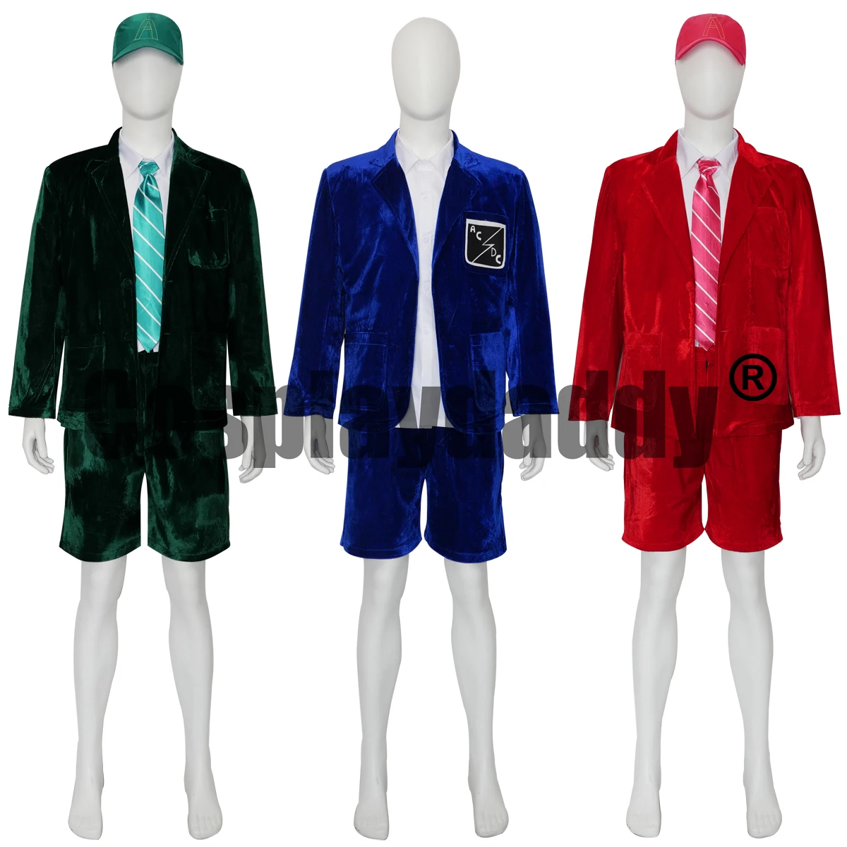 IN STOCK Band AC/DC Angus Young School Boy Uniform Cosplay Costume Rock ...