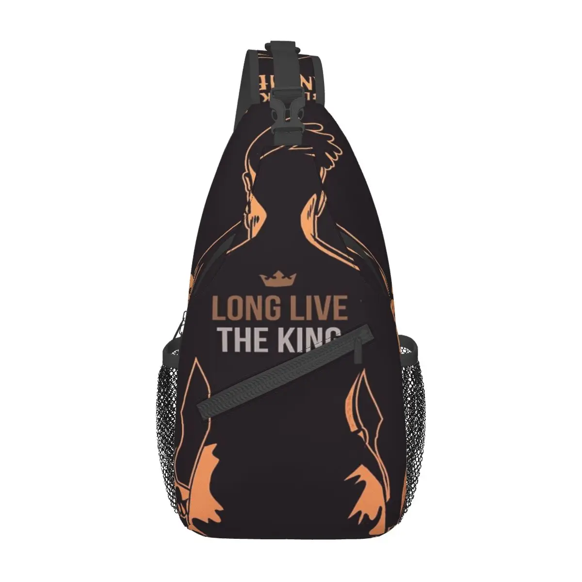 

Long Live The King Chest Bag Personalized With Zipper Mesh Bag Travel Nice gift Multi-Style