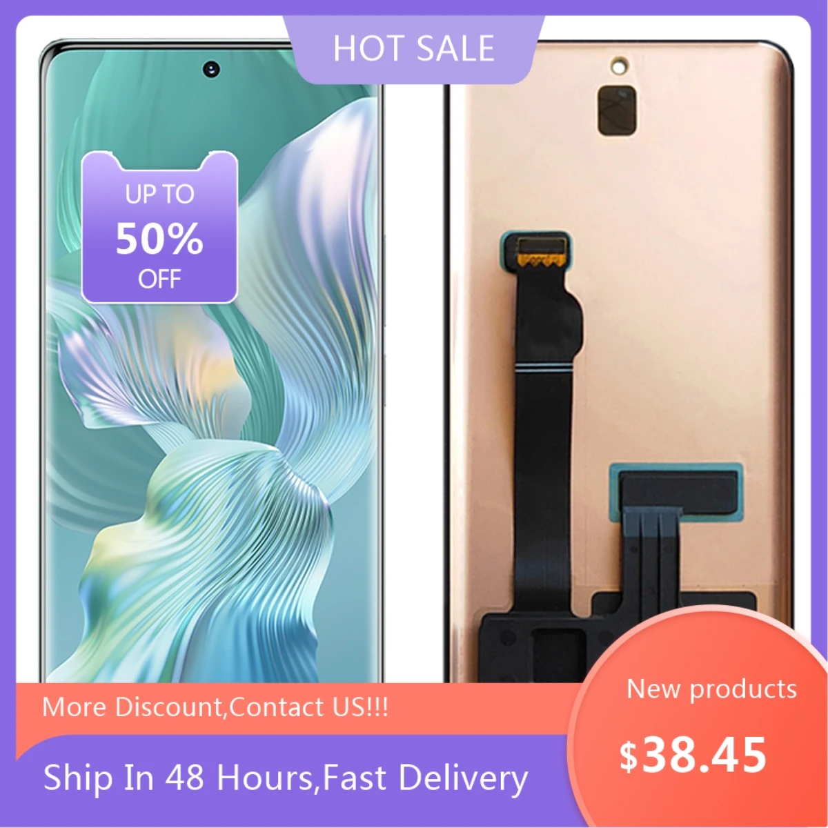 

6.67 Inch Screen For Huawei Honor 80 ANN-AN00 LCD Display Touch Screen Digitizer Assembly Free Shipping